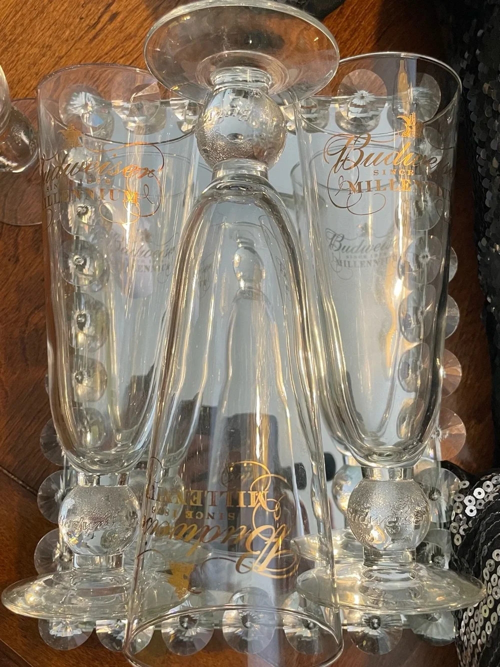 Budweiser four stemmed